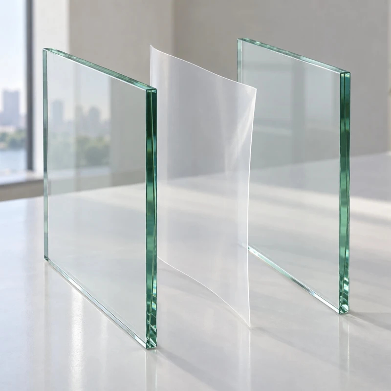 Clear PVB Laminated Glass for Safety and Sound Control (5)