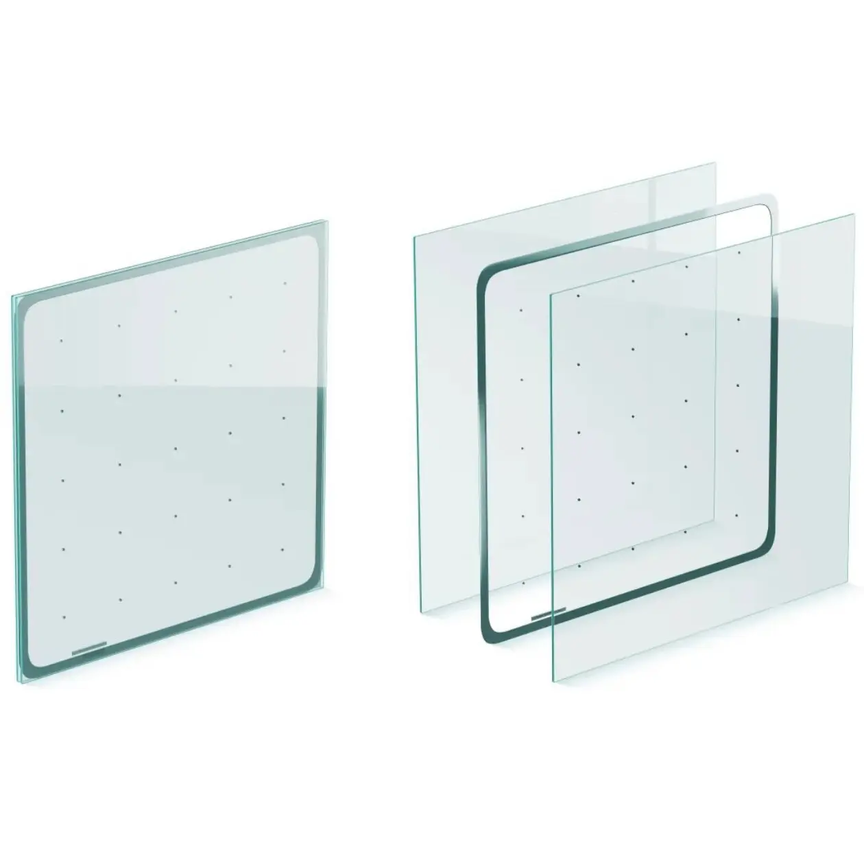 One-Step Basic Vacuum Glass