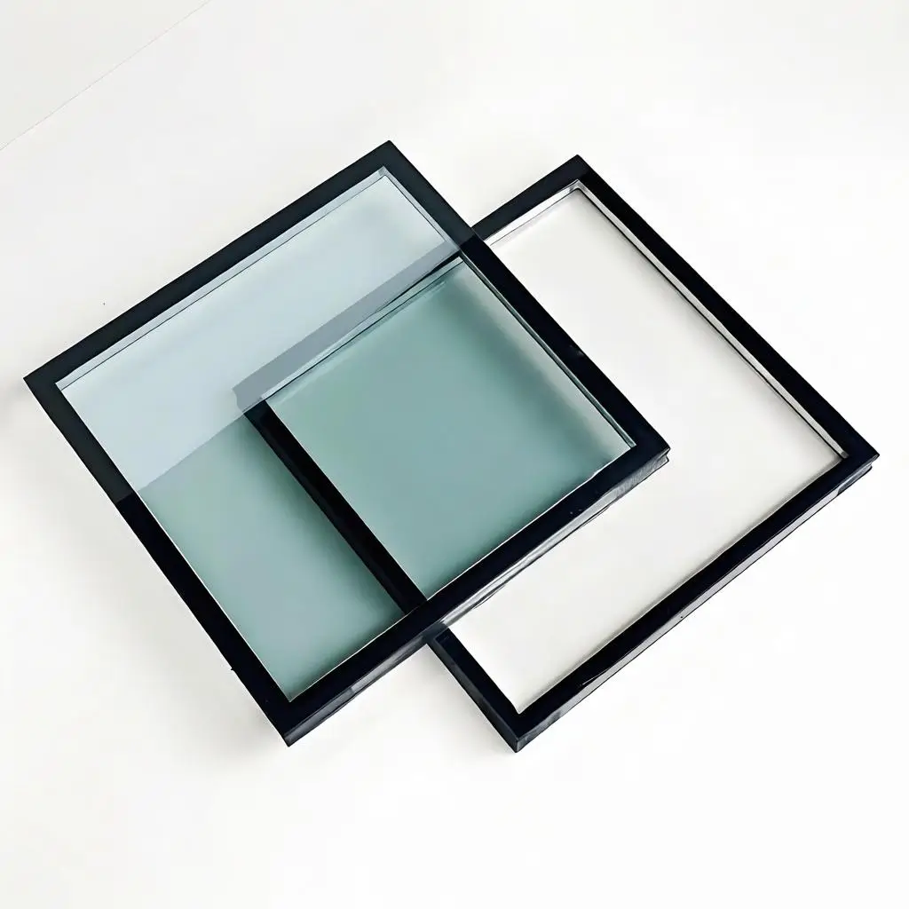 Insulated glass finished sample flat view